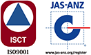 ISO9001 JAS-ANZ 取得