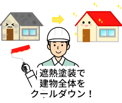 遮熱塗装で建物全体をクールダウン！ 国際特許取得の次世代遮熱塗料「アドグリーンコート®」