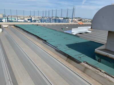 ルーフィング貼り（施工後）