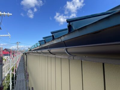軒樋取付（施工後）