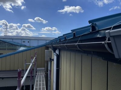 軒樋取付（施工後）