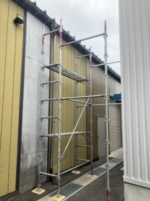 塗装用足場設置（完了）