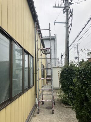 塗装用足場設置（完了）