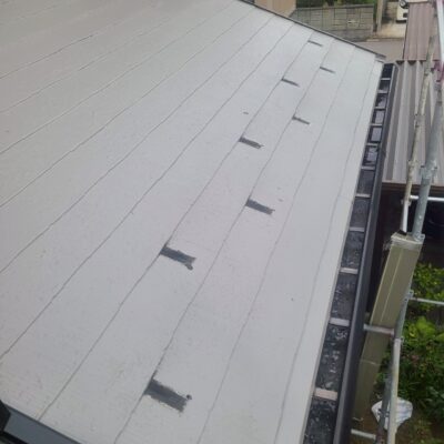 雪止め金具撤去