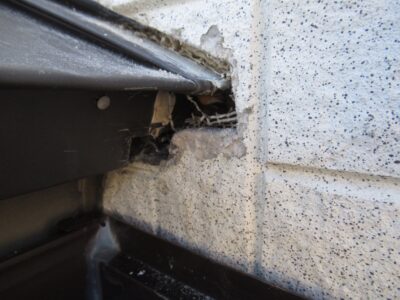 コーキング撤去後